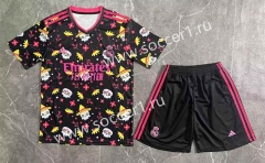 2023-2024 Real Madrid Black Soccer Uniform-8975