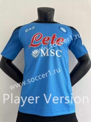 Player Version 2023-2024 Napoli Blue Thailand Soccer Jersey AAA-6886
