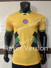 Player Version 2023-2024 Bayern München Yellow Thailand Soccer Jersey AAA-CS