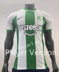 2023-2024 Atlético Nacional Home White&Green Thailand Soccer Jersey AAA-518
