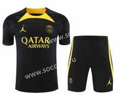 2023-2024 Paris Black&Yellow Thailand Soccer Uniform-418