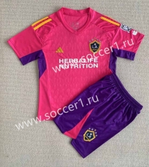 2023-2024 Los Angeles Galaxy Goalkeeper Pink Soccer Uniform-AY