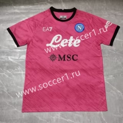 2023-2024 Napoli Goalkeeper Pink Thailand Soccer Jersey AAA-3160