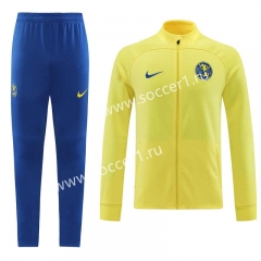 2023-2024 Club América Yellow Thailand Soccer Jacket Uniform-LH