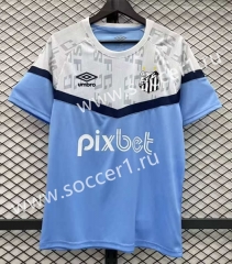 2023-2024 Santos FC Blue Thailand Soccer Training Jersey-7358