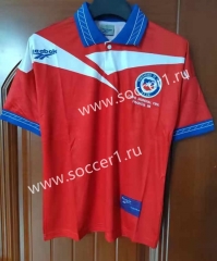 Retro Version 1998 Universidad de Chile Red Thailand Soccer Jersey AAA-7T