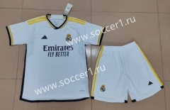 2023-2024 Real Madrid Home White Soccer Uniform-709