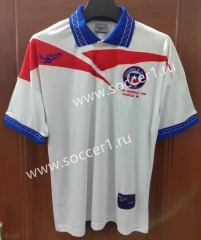 Retro Version 1998 Universidad de Chile Away White Thailand Soccer Jersey AAA-7T