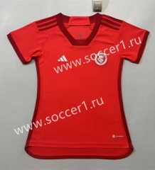 2023-2024 Brazil SC Internacional Home Red Women Thailand Soccer Jersey AAA-908