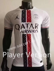 Player Version 2023-2024 Special Version Paris White Thailand Soccer Jersey AAA-518