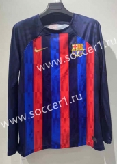 2023-2024 Barcelona Red&Blue LS Thailand Soccer Jersey AAA-422