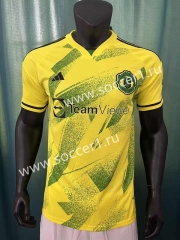 2023-2024 Manchester United Away Yellow Thailand Soccer Jersey AAA-305