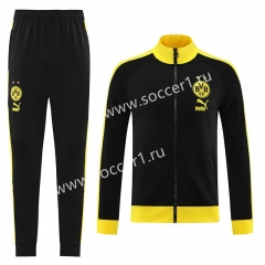 2023-2024 Borussia Dortmund Black Thailand Soccer Jacket Uniform-LH