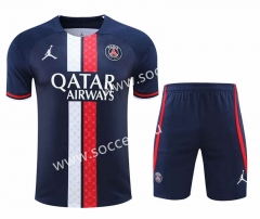 2023-2024 Paris Royal Blue Thailand Soccer Uniform-418