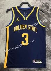 2023 Jordan Limited Version Golden State Warriors Purple #3 NBA Jersey-311