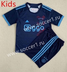2023-2024 Concept Version Ajax Royal Blue Kid/Youth Soccer Uniform-AY