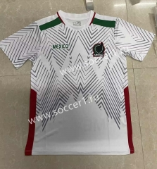 (S-4XL) 2023-2024 Mexico Away White Thailand Soccer Jersey AAA-422