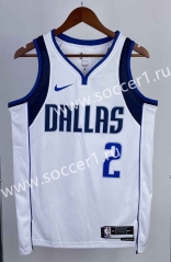 2023 Dallas Mavericks White #2 NBA Jersey-311