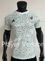 Player Version 2023-2024 Mexico White Thailand Soccer Jersey AAA-8407