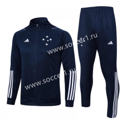 2023-2024 Cruzeiro EC Royal Blue Thailand Soccer Jacket Uniform-815