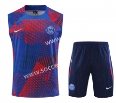 2023-2024 Paris Red&Blue Thailand Soccer Vest Uniform-4627