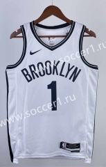 2023 Brooklyn Nets White #1 NBA Jersey-311