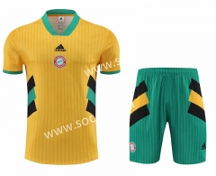 2023-2024 Bayern München Yellow Thailand Soccer Uniform-4627
