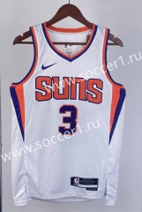 2023-2024 Phoenix Suns White #3 NBA Jersey-311
