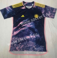 2023-2024 Colombia Away Black&Pink Thailand Soccer Jersey AAA-8381