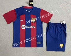 2023-2024 Barcelona Home Red&Blue Soccer Uniform-SJ