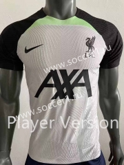Player Version 2023-2024 Liverpool Light Gray Thailand Training Soccer Jersey AAA-518