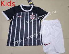 2023-2024 Corinthians Away Black Kids/Youth Soccer Unifrom-507