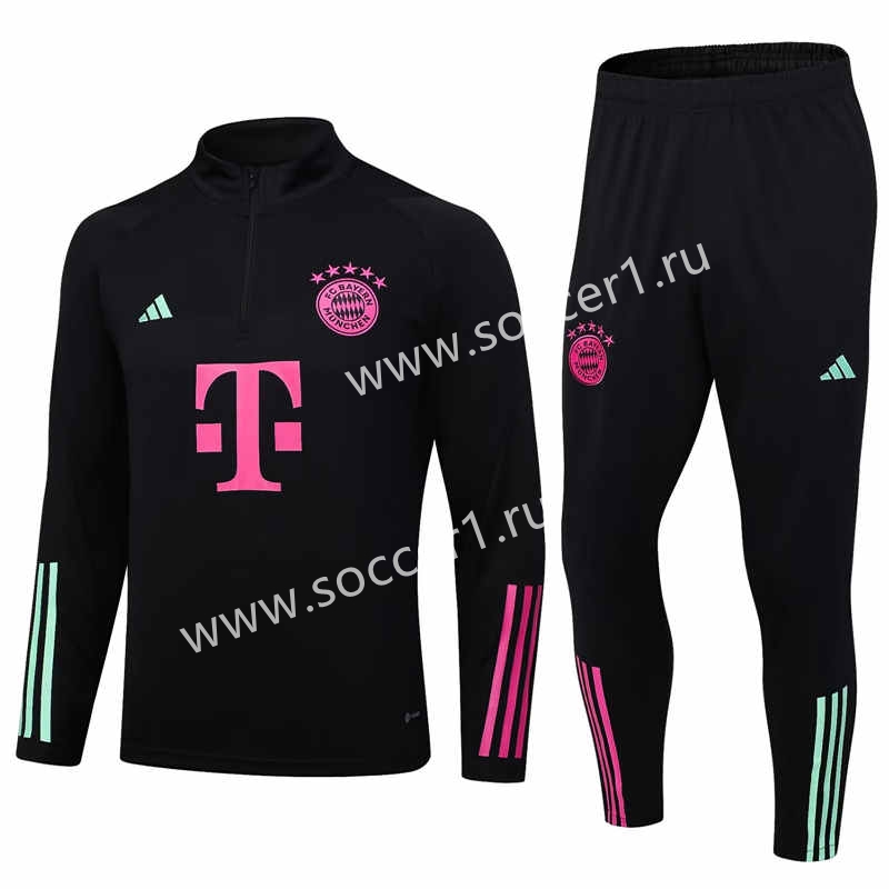 20232024 Bayern München Black Thailand Soccer Tracksuit411,Bayern München