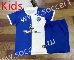 2023-2024 Atletico Madrid Away White&Blue Youth/Kids Soccer Uniform-709