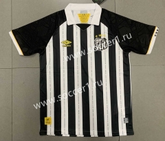 2023-2024 Santos FC Away Black&White Thailand Soccer Jersey AAA-GB