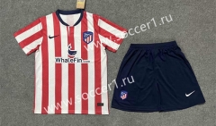 2023-2024 Atletico Madrid Home Red & White Soccer Uniform-3454