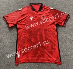 2023-2024 Albania Home Red Thailand Soccer Jersey AAA-512