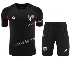 2023-2024 Sao Paulo Futebol Clube Black Thailand Soccer Uniform-418
