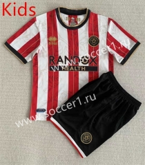 2023-2024 Commemorative Version Sheffield United Red&White Kids/Youth Soccer Uniform-AY