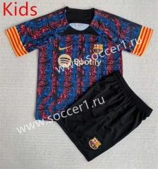 2023-2024 Concept Version Barcelona Blue&Red Kid/Youth Soccer Uniform-AY