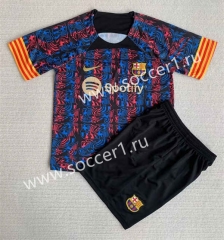 2023-2024 Concept Version Barcelona Blue&Red Soccer Uniform-AY