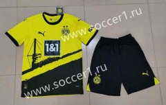2023-2024 Borussia Dortmund Home Yellow Soccer Uniform-718