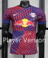 Player Version 2023-2024 RB Leipzig Red&Blue Thailand Soccer Jersey AAA-888