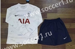 2023-2024 Tottenham Hotspur Home White LS Soccer Uniform-709
