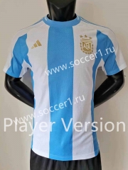 Player Version 2023-2024 Argentina White&Blue Thailand Soccer Jersey AAA-9926