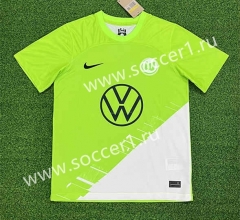 (S-4XL) 2023-2024 Wolfsburg Home Green Thailand Soccer Jersey AAA-403