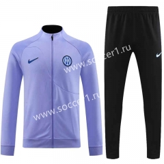 2023-2024 Inter Milan Purple Thailand Soccer Jacket Uniform-7411