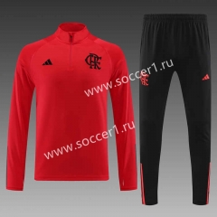2023-2024 Flamengo Red Thailand Soccer Tracksuit-4627