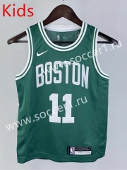 Boston Celtics Green #11 Young Kids NBA Jersey-311