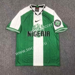 Retro Version 1996 Nigeria Green Thailand Soccer Jersey AAA-417